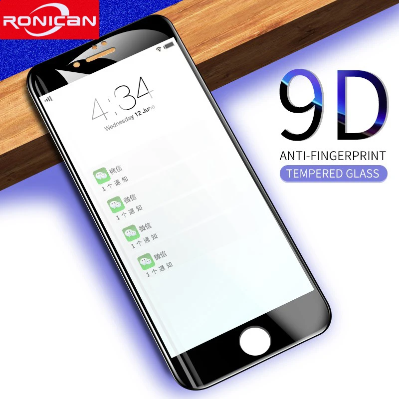 Защитное стекло 9D для iPhone 8 7 Plus MAX XR 6 8Plus 6s X XS 1 5 дюйма | Мобильные телефоны и
