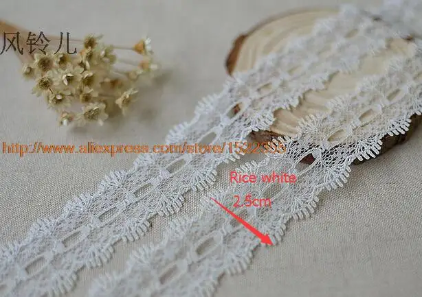 1/meter doll dress lace white blue small crushed 3 cm wide | Дом и сад