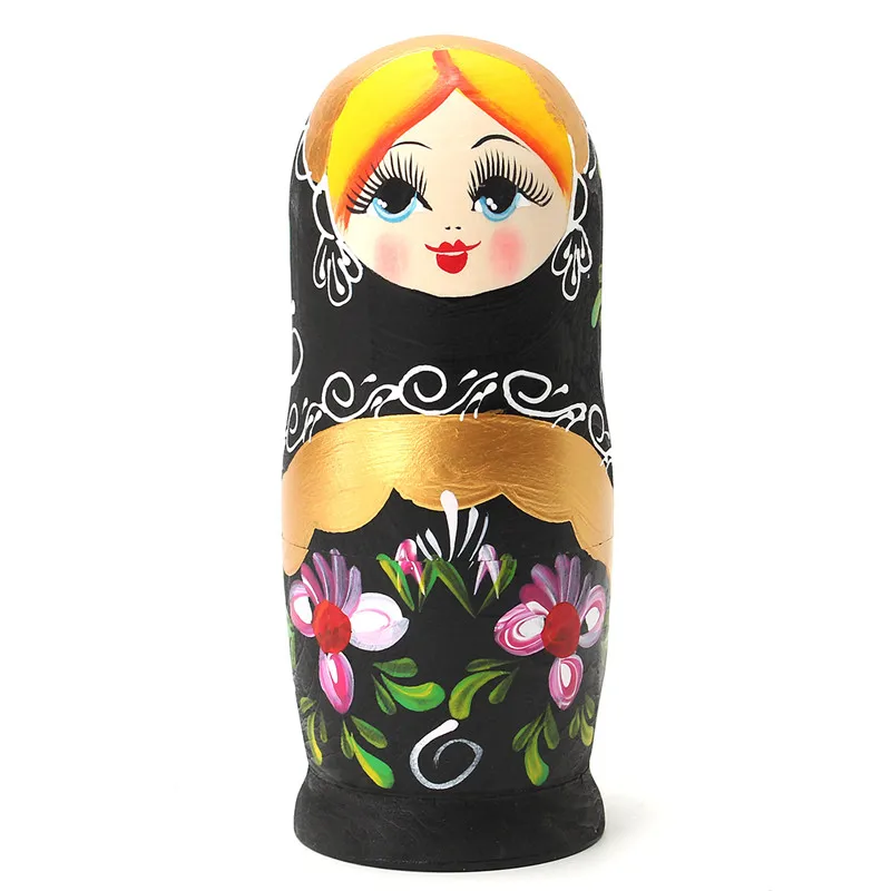Изысканный 5 шт./компл. Матрешка Русская куклы бабушка деревянный Декор подарок