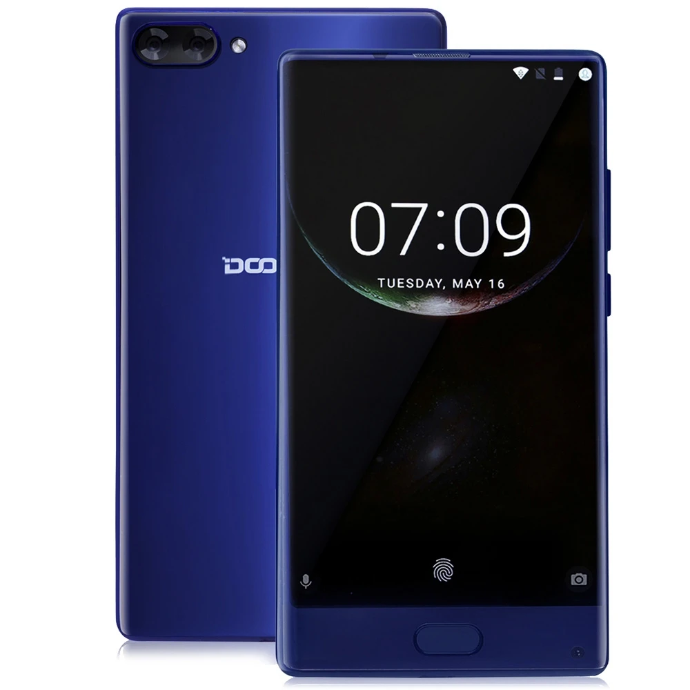 2017 Doogee Mix 4 г Phablet 5.5 дюймов Android 7.0 helio P25 Octa Core 2.5 ГГц 6 ГБ Оперативная память 64