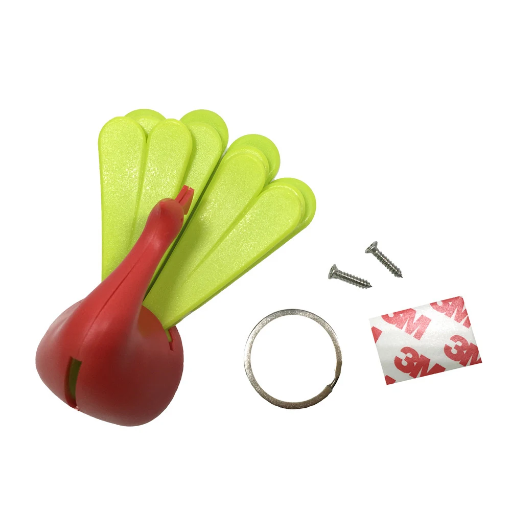 Бесплатная доставка 1 шт. форма павлина настенный для ключей стойка эксклюзивный