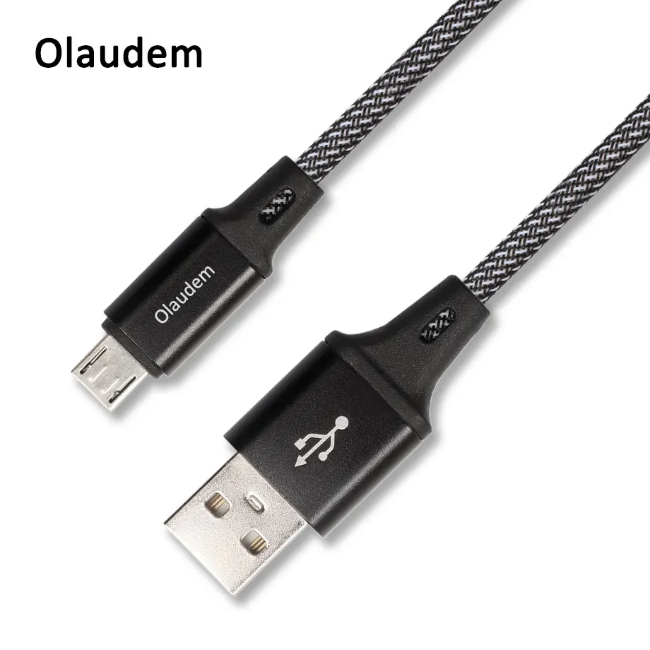 Шейные скобки... Нейлон Плетеный Кабель Micro USB 1 m микро usb для зарядки телефона samsung