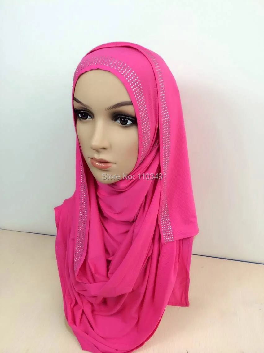 HW080 (12 шт./лот) смешанные цвета 2016 трикотажная хлопчатобумажная ткань длинный шарф