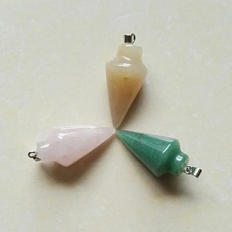 Бесплатная доставка 2015 горячая Распродажа смешанный натуральный камень Маятник