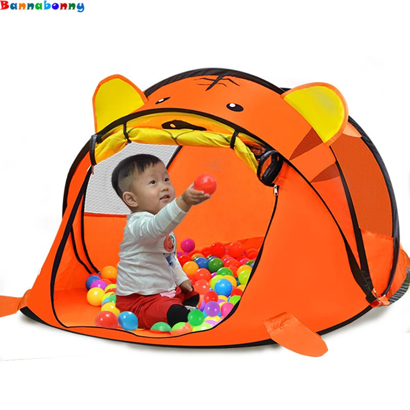 2019 Детская уличная палатка с изображением медведя тигра мопса Пляжная детская