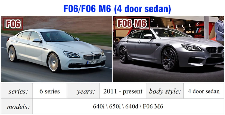 Настоящий спойлер для багажника из углеродного волокна BMW F12 2-DR 640i 650i M6 12-17 V стиль