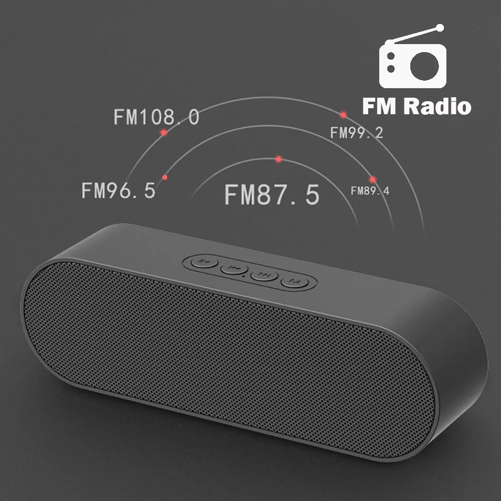New Mini Bluetooth Speaker Portable Wireless Premium Sound System 3D Stereo Music Surround Support TF AUX USB |