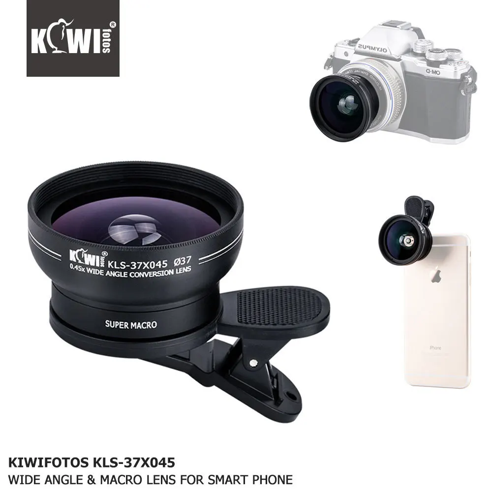 Широкоугольный макрообъектив KIWI 0 45x37 мм 52 58 для зеркальной камеры Canon Nikon Sony