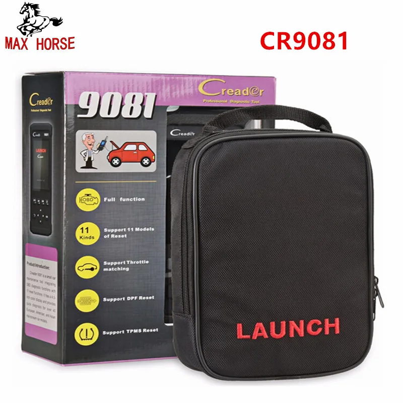 Старт DIY сканер CReader 9081 полный OBD2 сканер/сканирующий инструмент сканирующий