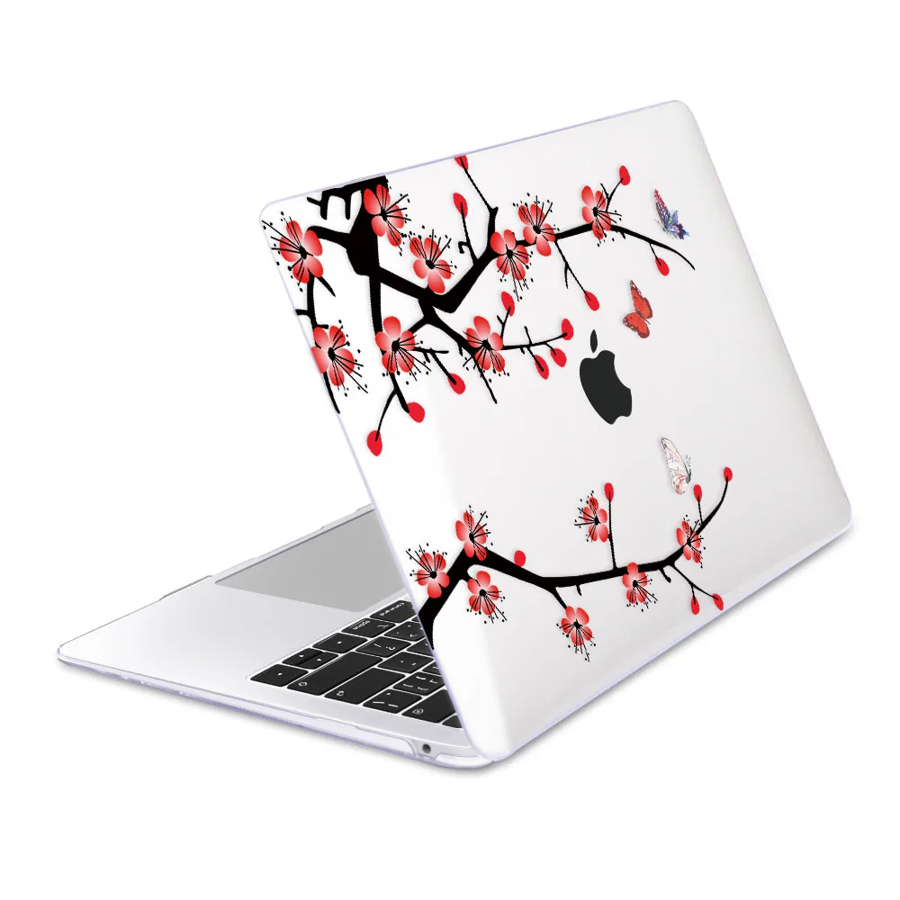 Чехол для ноутбука с цветами для Apple MacBook Air 11 12 13 15 16 дюймов Сенсорная панель A2141 A2159 A1932 мягкий пластиковый жесткий чехол - Цвет: Z388