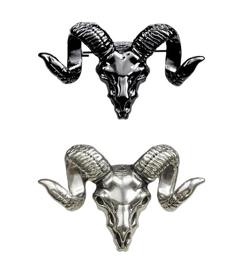 

New Design Men Brooch Popular Alloy Sheepshead Brooches Collar Pin Up Accessory Unisex Badge Brooch Jewelry