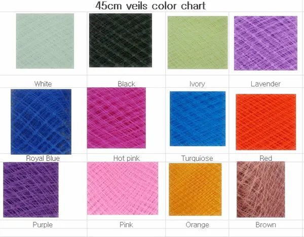 Фата в виде птичьей клетки шириной 45 см фиолетовая Вуалетка аксессуары для волос