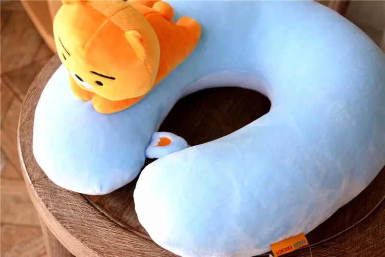 JaneYU Friends Fun Gifts Plush Dolls Elastic Down Cotton Neck Pillow Office Nap Travel U | Дом и сад