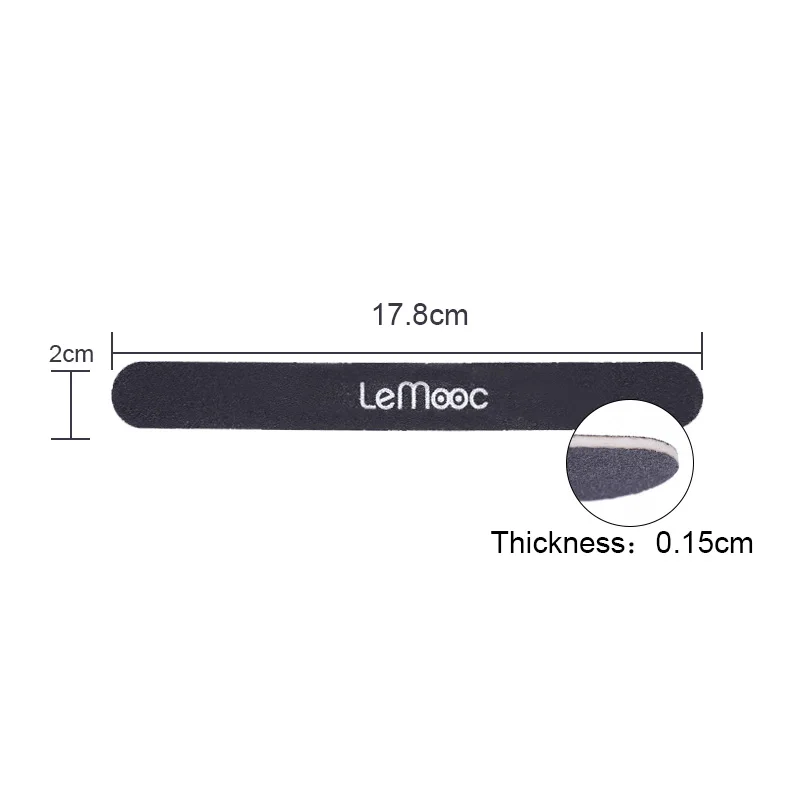 Пилки и полировальные пилки для ногтей LEMOOC оборудование дизайна 100/180 прямая