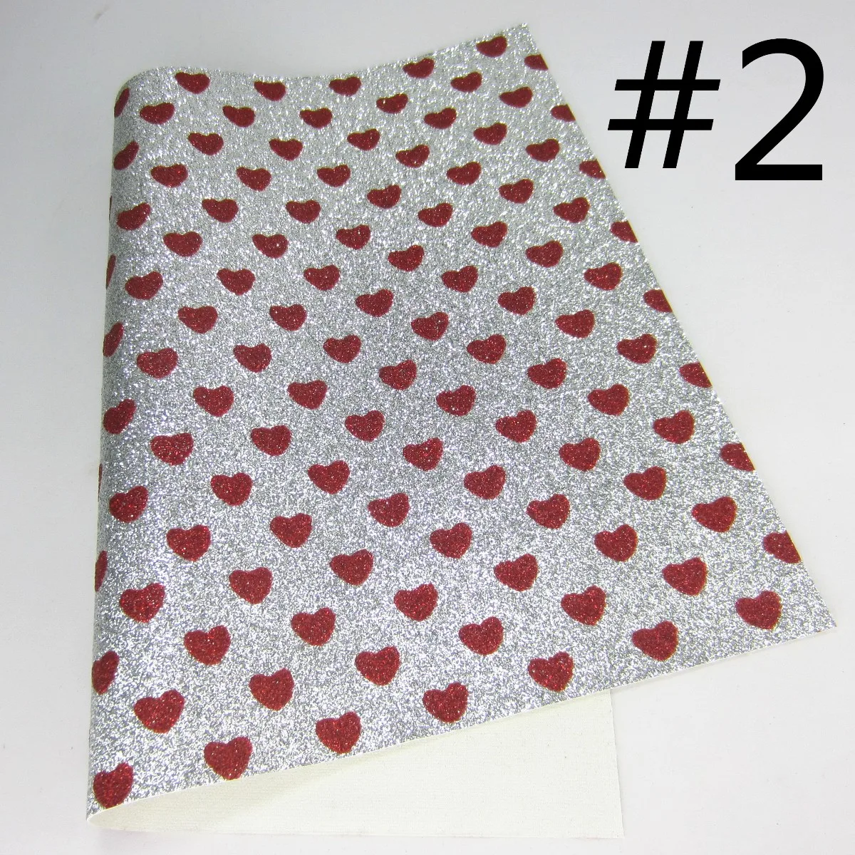 Chunky Glitter Fabric Leather For Shoes DIY Bows A4 Sheet 8"x11.8" 1piece DG005