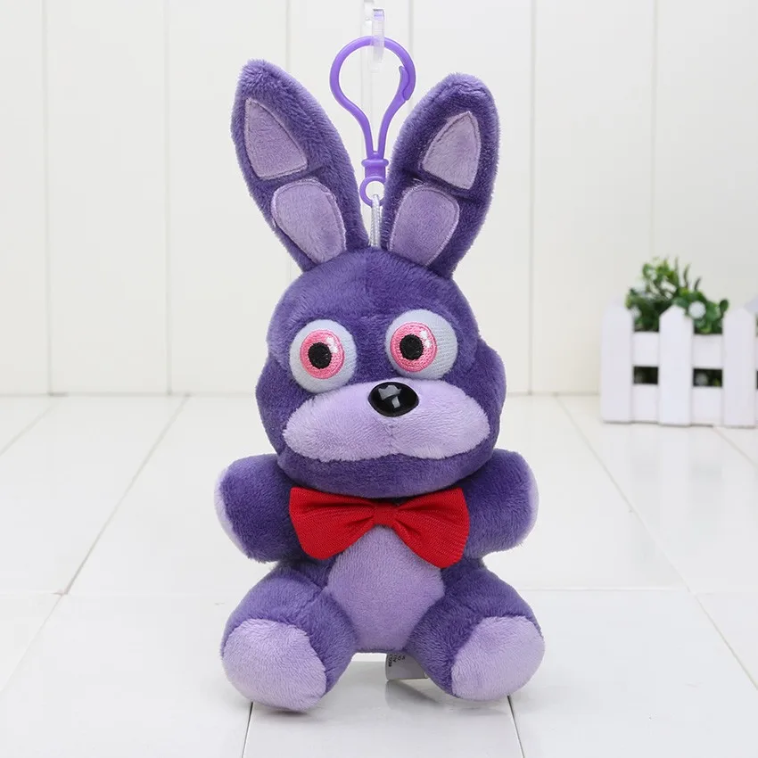 4 шт./компл. 14 см Five Nights at Freddy FNAF лиса медведь Бонни игрушки плюшевые подвески, брелоки куклы с подарочной сумкой