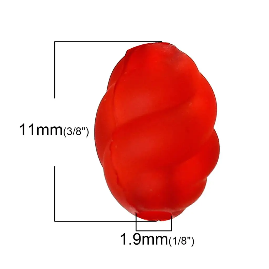 8 сезонов Акриловые Spacer Бусины Овальный наугад матовый в бисера Стиль около 11 мм x