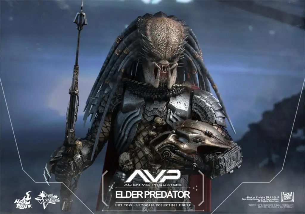 «Камень, ножницы, бумага» HOTTOYS горячие игрушки 1/6th весы MMS325 AVP старший Хищник фигурка Коллекционная Параметры новой коробке