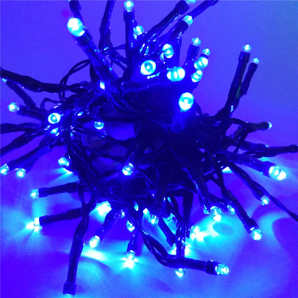 Солнечная Рождественские Огни 4.8 М-22 М LED Фея Свет Шнура для Открытых Садов Дома