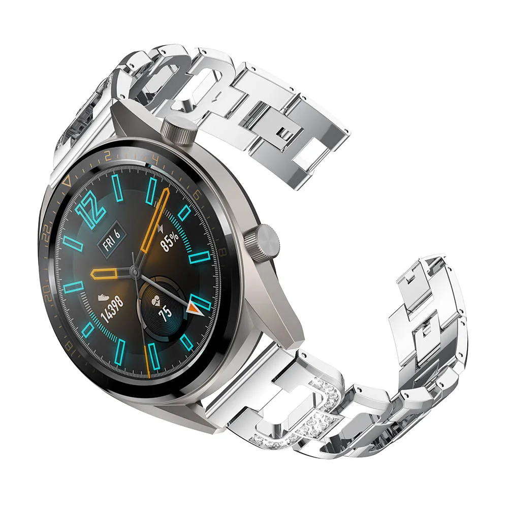 Ремешок из нержавеющей стали для Huawei Watch GT сменный Браслет классических часов