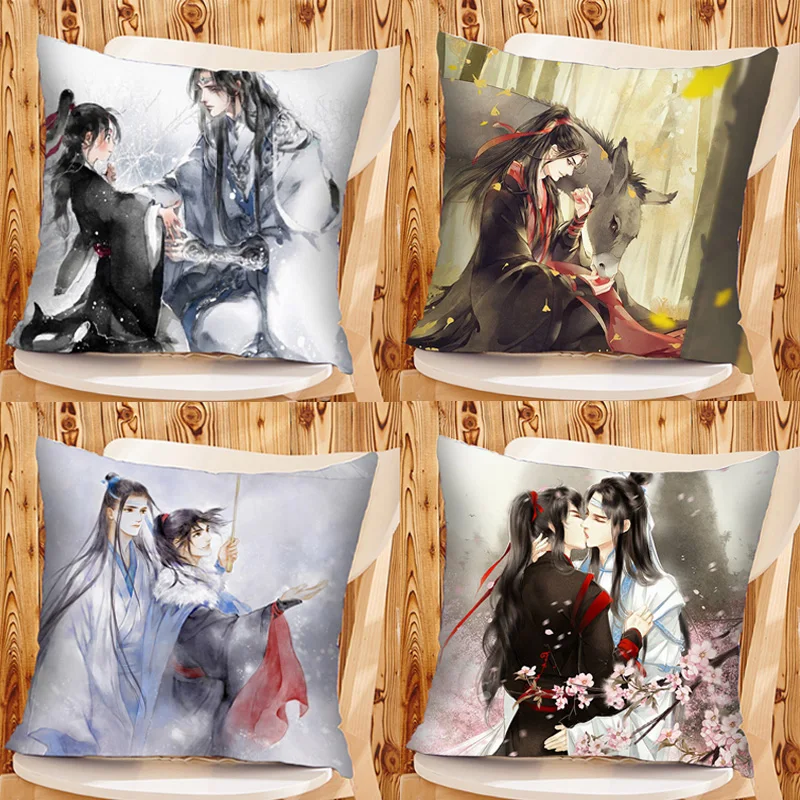 Mo Dao Zu Shi Подушка заполненная PP на заказ Wei WuXian Lan WangJi Grandmaster of Demonic коллекция для