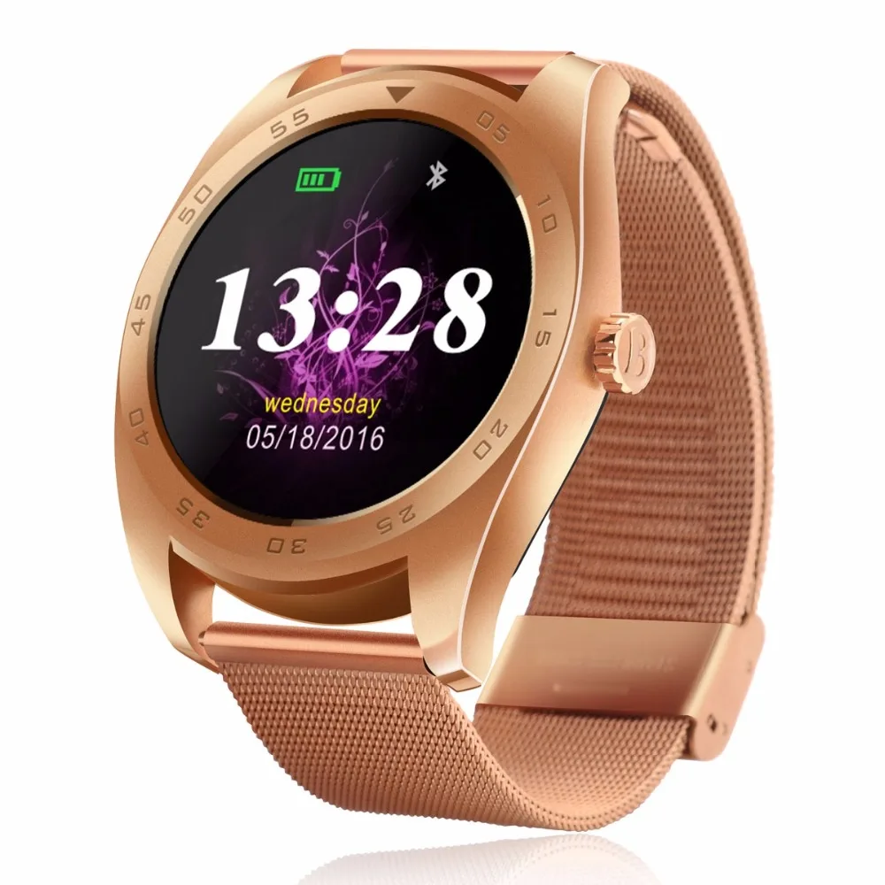 K89 Смарт часы MTK2502 Bluetooth с жестовым управлением монитор сердечного ритма вызова