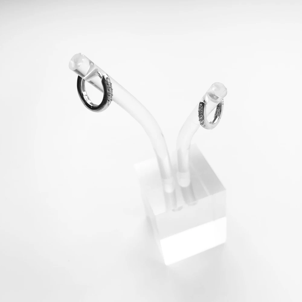 2018 брендовые новые трендовые серьги кольца с кубическим цирконием Изящные