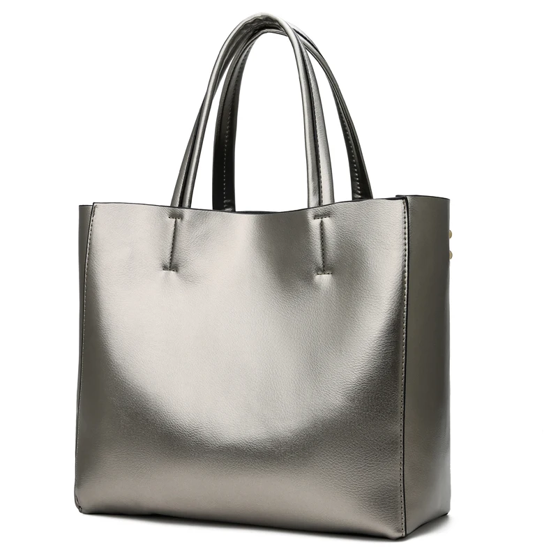 Bolsos серебристая золотая черная Большая вместительная сумка на плечо роскошные