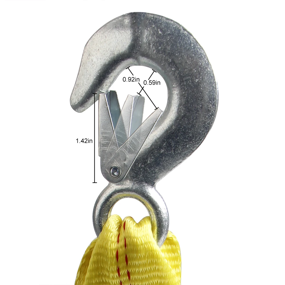 Тяжелый ремень для лебедки Fulton 2 дюйма x 20 дюймов максимальная нагрузка 4000