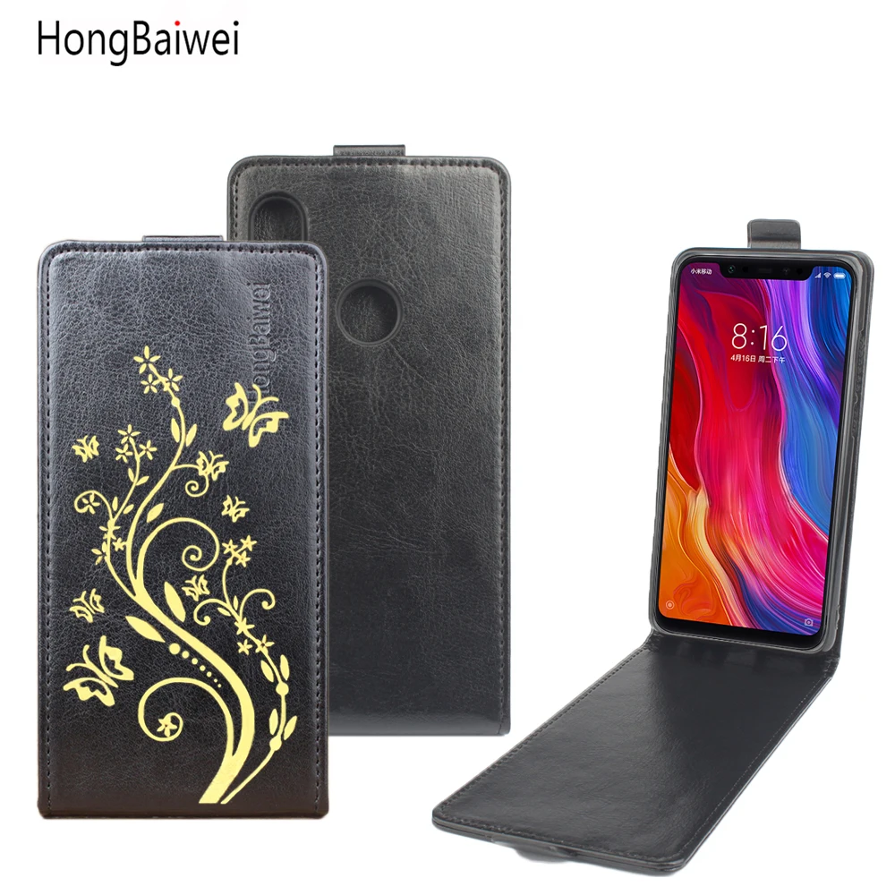 Кожаный чехол для Xiaomi 8 M8 Mi8 с откидной крышкой Xiomi Xiaomi8 M Mi мобильный телефон чехлы