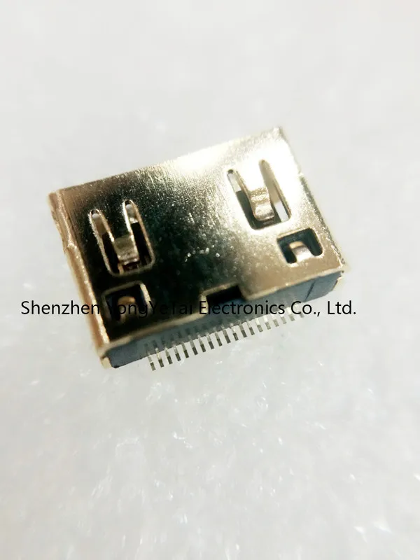 YYT 10 шт. позолоченный мини HDMI 19P SMD HD женское сиденье Тип C интерфейс высокой