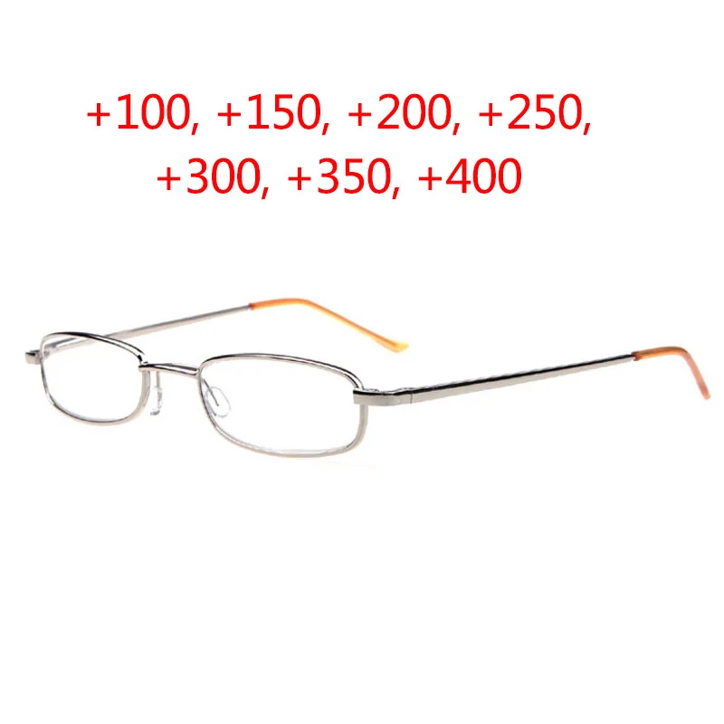 Новинка 2017 оптические асферические линзы металлические очки для чтения хорошего