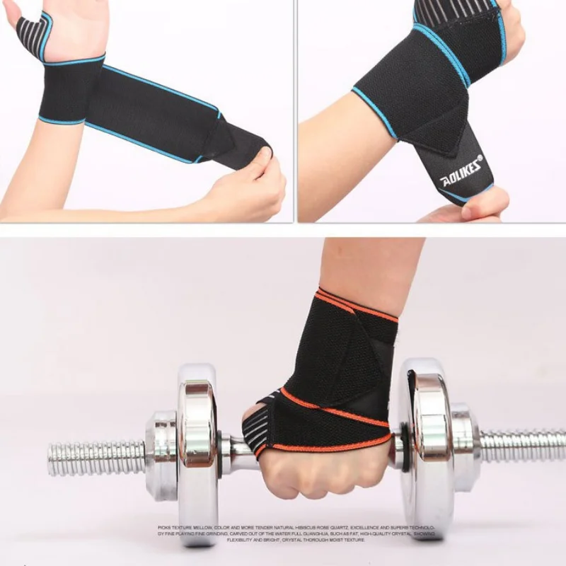 

1pcs Wrist Support Hand Strap Protector Adjustable Polyester Nylon Wrap Bandage Belt Gym Fitness Training Tennis Sportswear