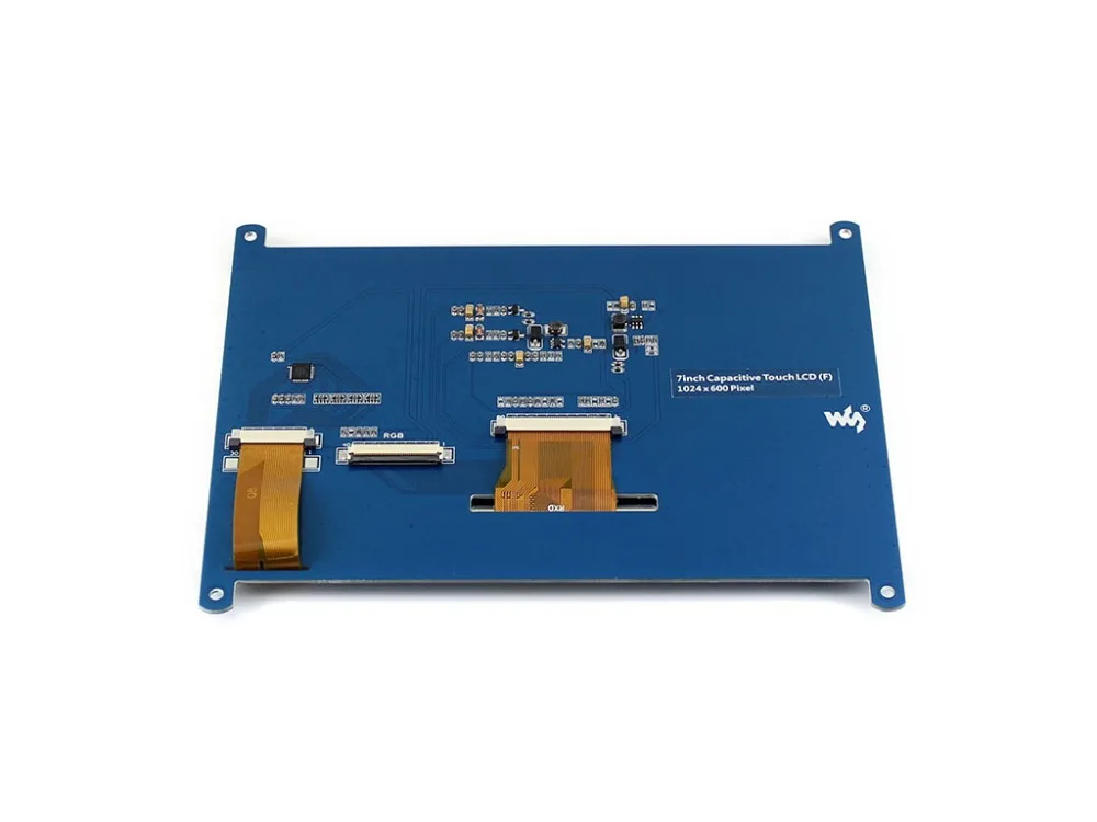 Waveshare 7 дюймов 1024*600 TFT емкостный дисплей многоцветный графический ЖК-дисплей с емкостным сенсорным экраном автономный сенсорный контроллер