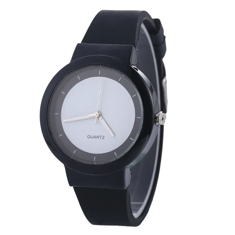 Часы наручные женские кварцевые с силиконовым ремешком модные спортивные