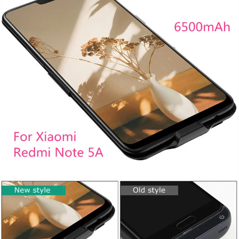 Чехол KQJYS для Xiaomi Redmi Note 5A чехол с резервной зарядкой портативный зарядным