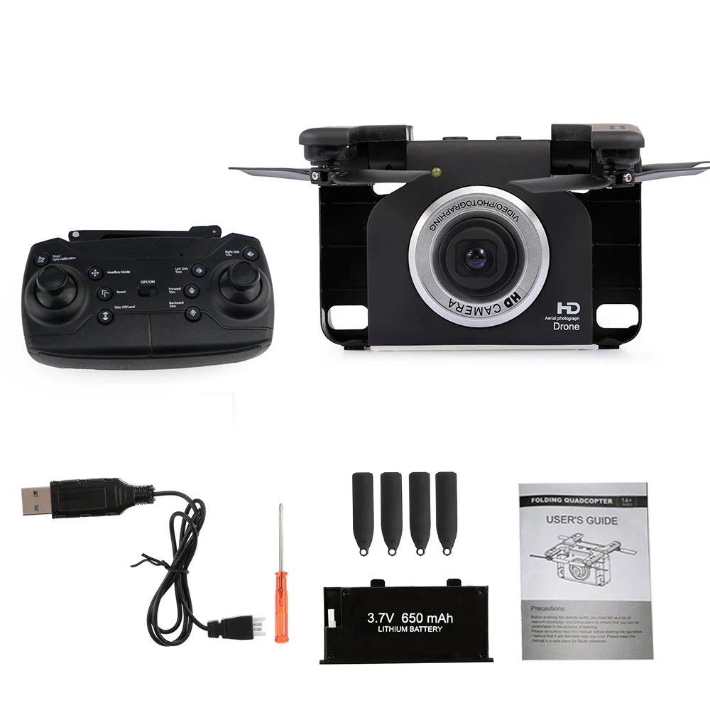 Дрон с дистанционным управлением F6 WiFi FPV RC складной камерой 720P живое видео