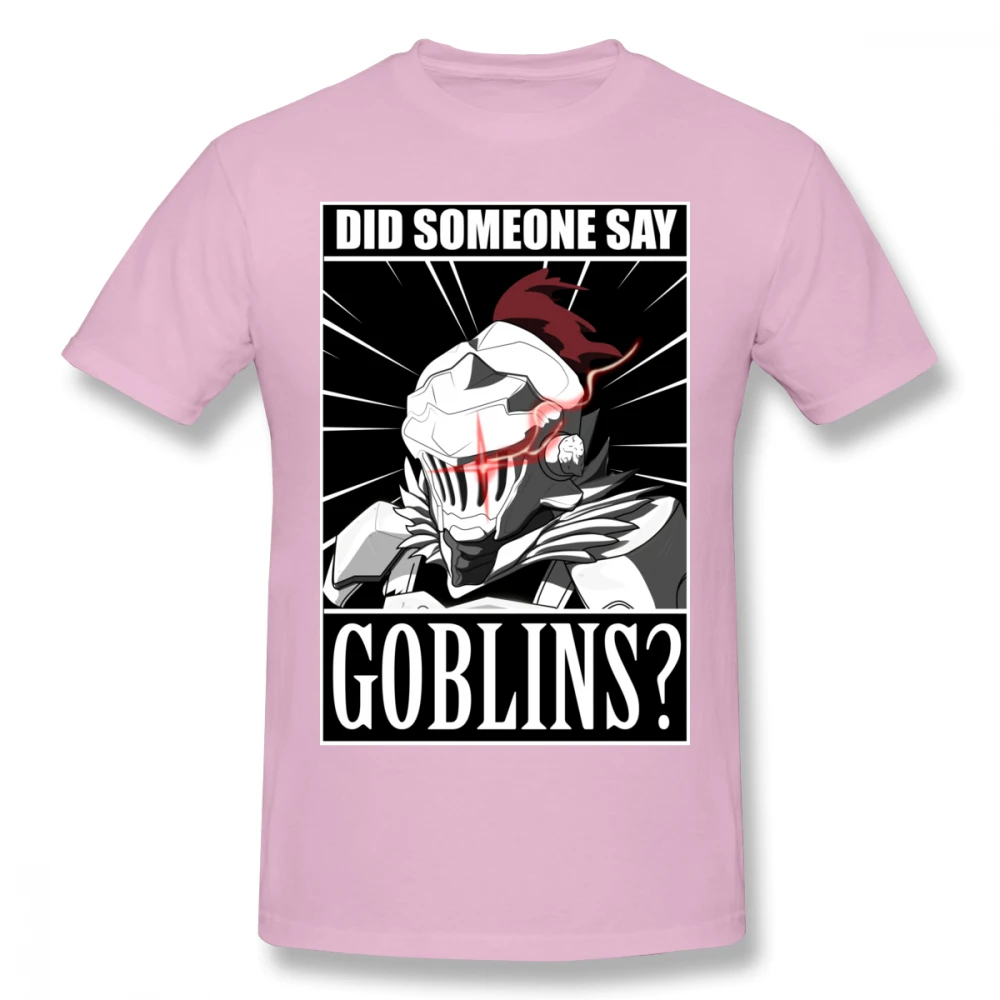 Goblin Slayer Did Anyone Say футболка для мужчин плюс размер 4XL Team Camiseta | Мужская одежда