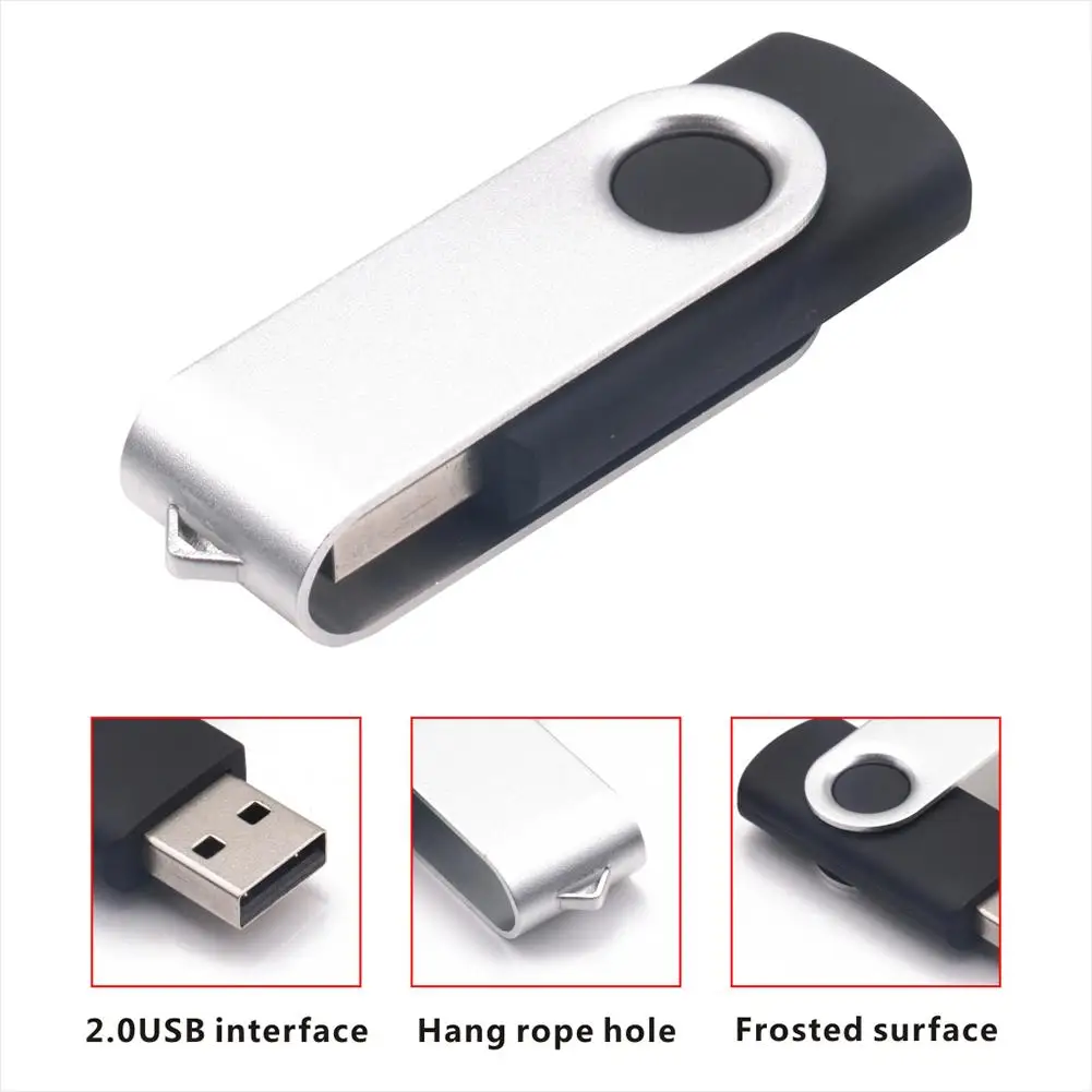 Флэш-накопитель большой емкости 64 м 128 256 512 М вращающийся на высоте USB 2 0