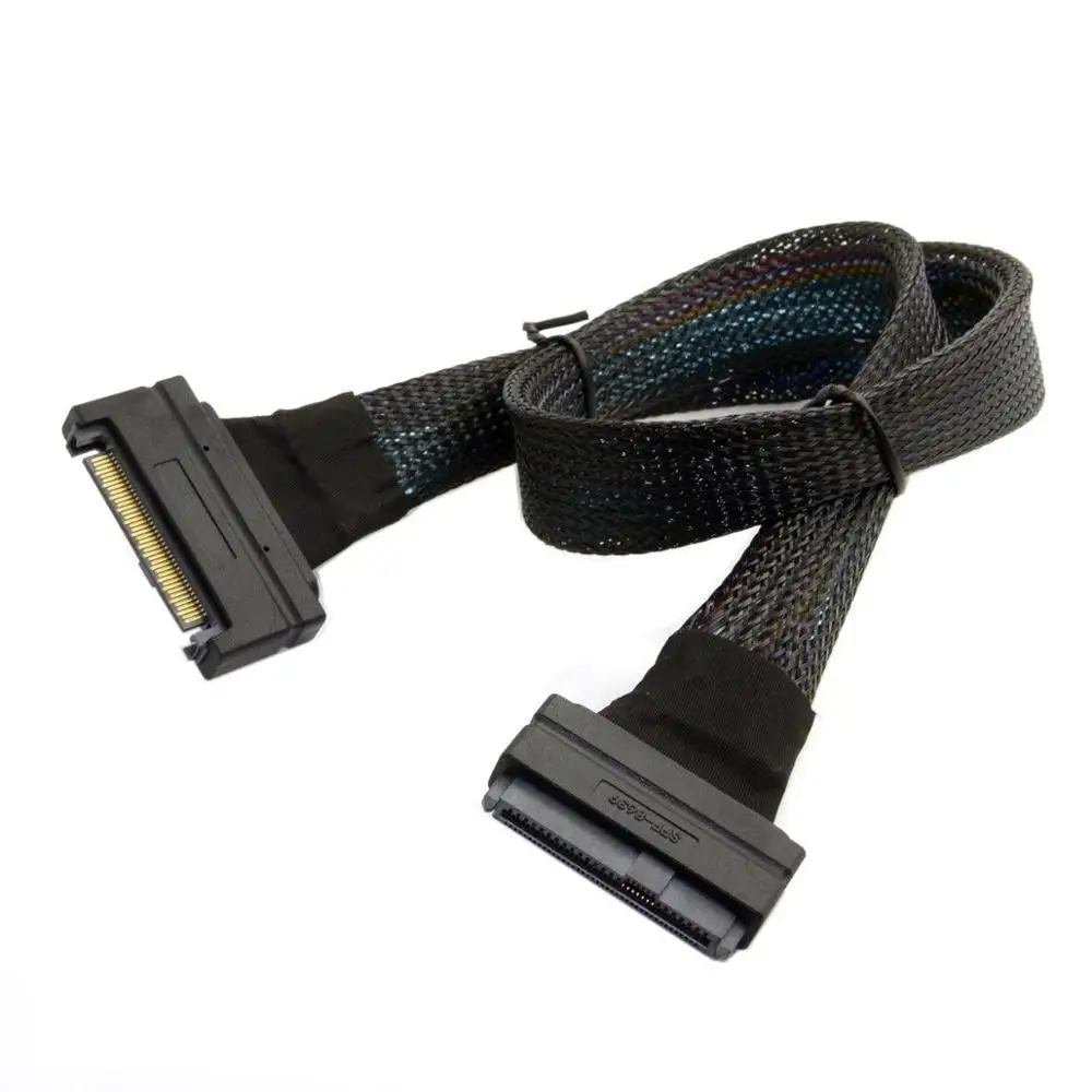 

Xiwai U.2 U2 SFF-8639 NVME PCIe SSD Cable Male to Female Extension 68pin 50cm