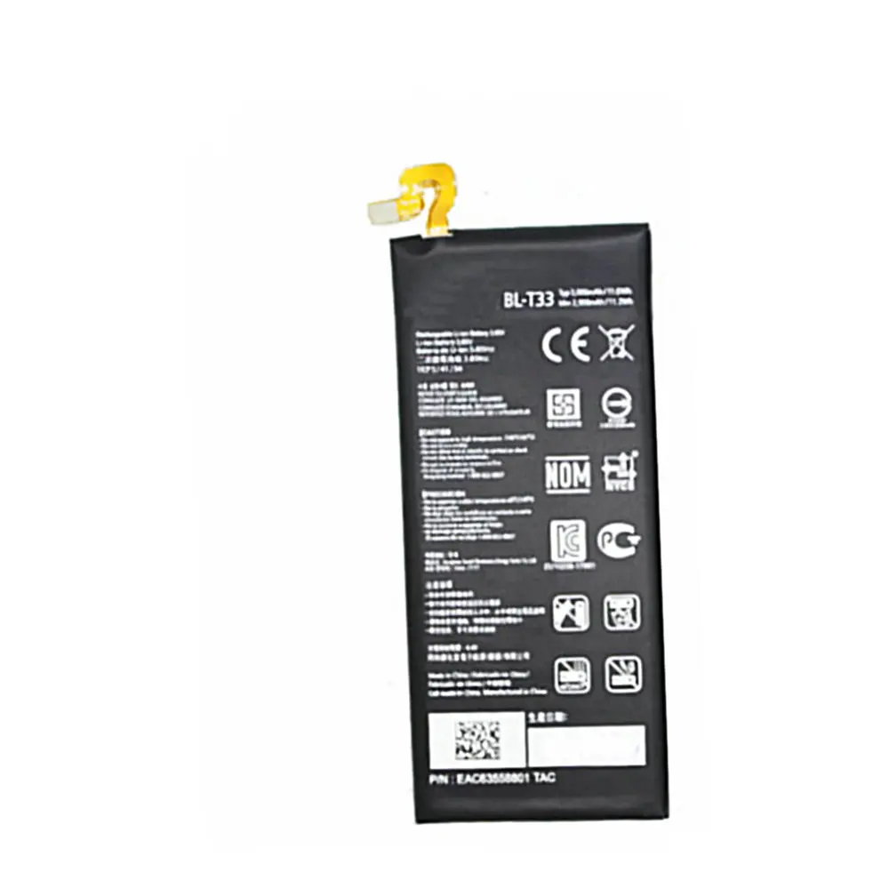Сменный литий-ионный аккумулятор 3000 мА · ч для смартфона LG Q6 M700A M700AN M700DSK M700N