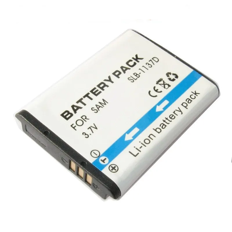 Аккумулятор SLB1137D 1137D для Samsung NV40 NV30 NV11 i85 i80 i100 NV24HD TL34HD NV100HD и L74 в ширину моделей