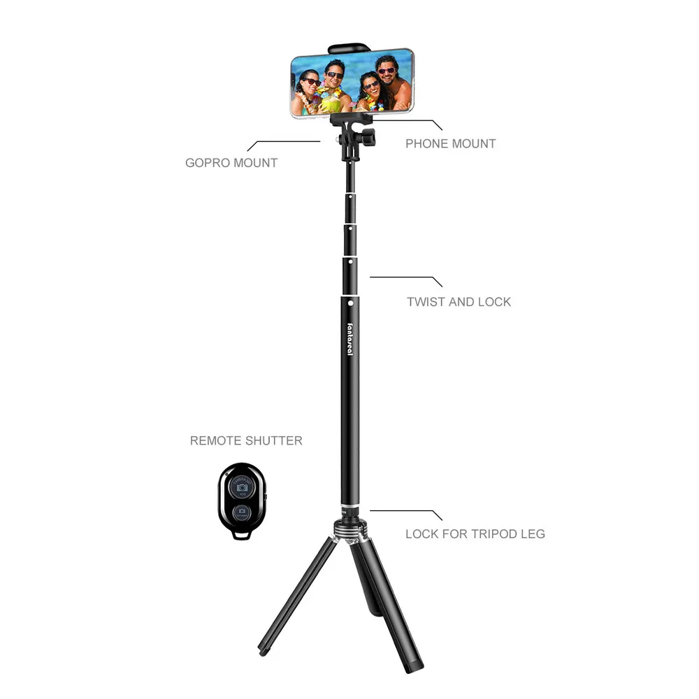 Супер длинная селфи палка Трипод для мобильного телефона Подставка Беспроводная