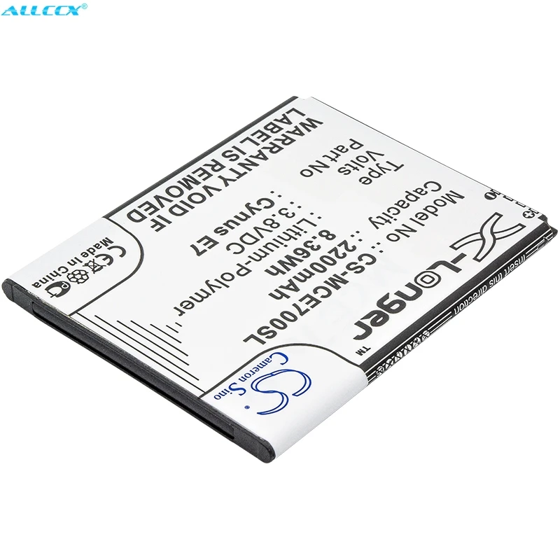 Аккумулятор Cameron Sino 2200mAh для Mobistel Cynus E7|Аккумуляторы мобильных телефонов| |