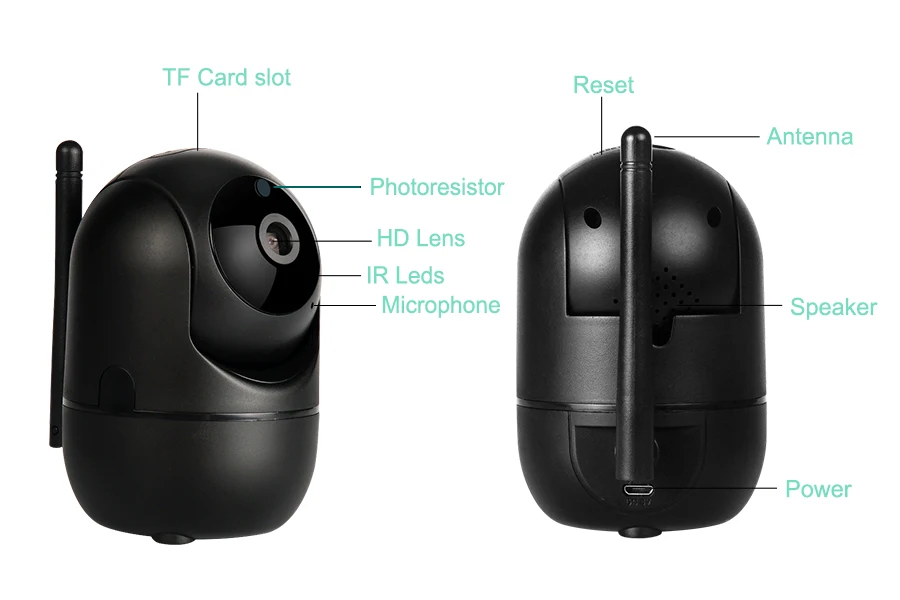 Hebeiros wifi камера HD 1080 P Облачное хранилище Домашняя безопасность интеллектуальная камера слежения за человеком авто камера видеонаблюдения беспроводная IP камера