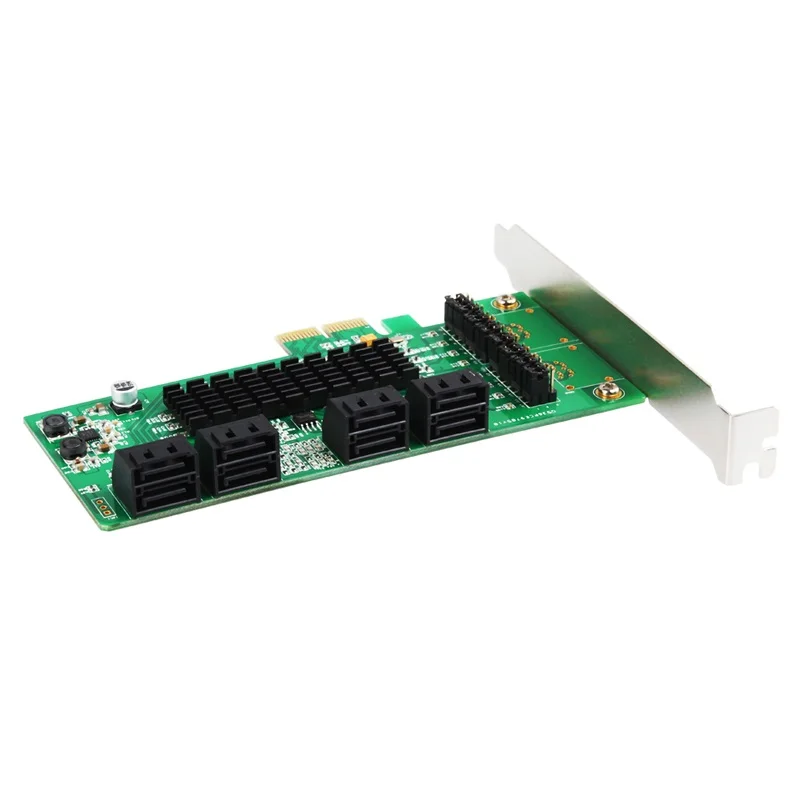 Набор микросхем Marvell 8 портов SATA III 6GB NCQ & Port Multiplier FIS PCIe Плата расширения