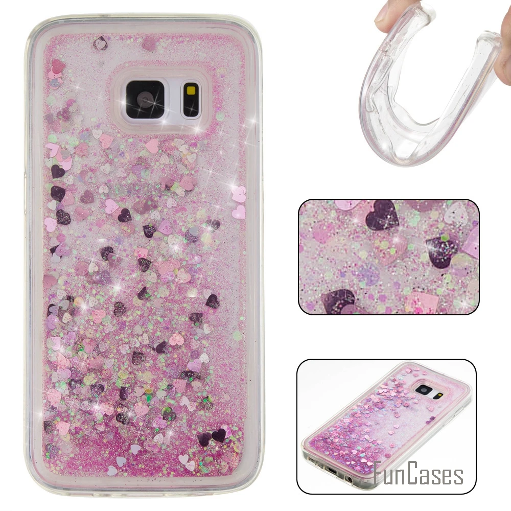 Coque аксессуар любовь сердечко Звезды Мягкий ТПУ чехол для телефона samsung Galaxy S7 с