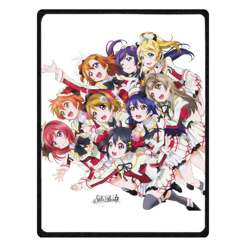 Love Live! Весенне-осеннее одеяло с принтом для школы Idol Project покрывало из кораллового