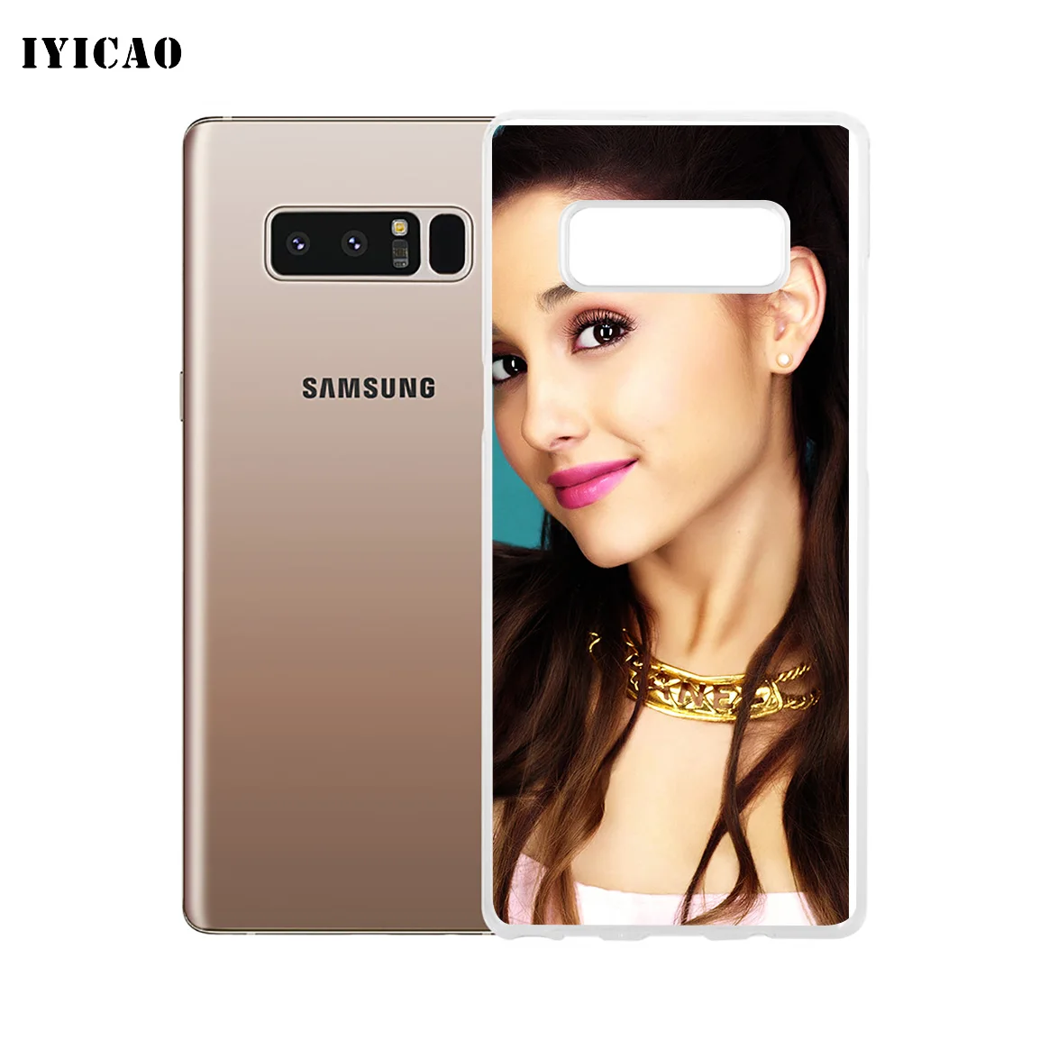 IYICAO Singer Ariana Grande Мягкий силиконовый чехол для телефона Samsung A5 A6 Plus A7 A8 A9 J3 J5 J7 Note 8 9 TPU
