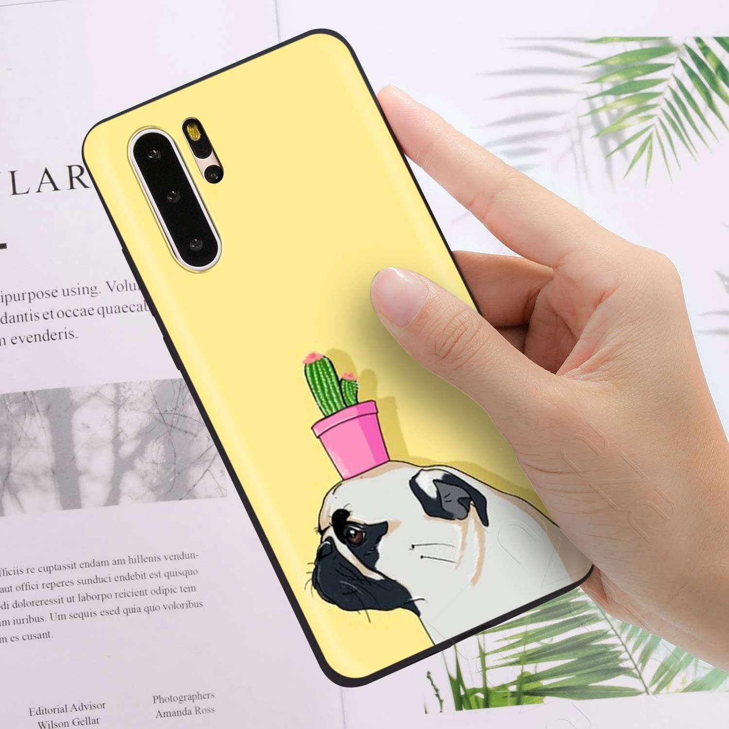 Lavaza животных изображением симпатичного мопса или чехол для Huawei мат 30 20 Honor 6a 7a 7c 7x